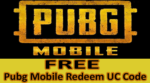 Pubg Mobile UC Code Free Today