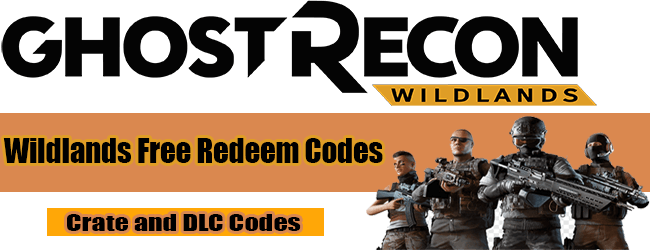 Ghost Recon Wildlands Redeem Codes